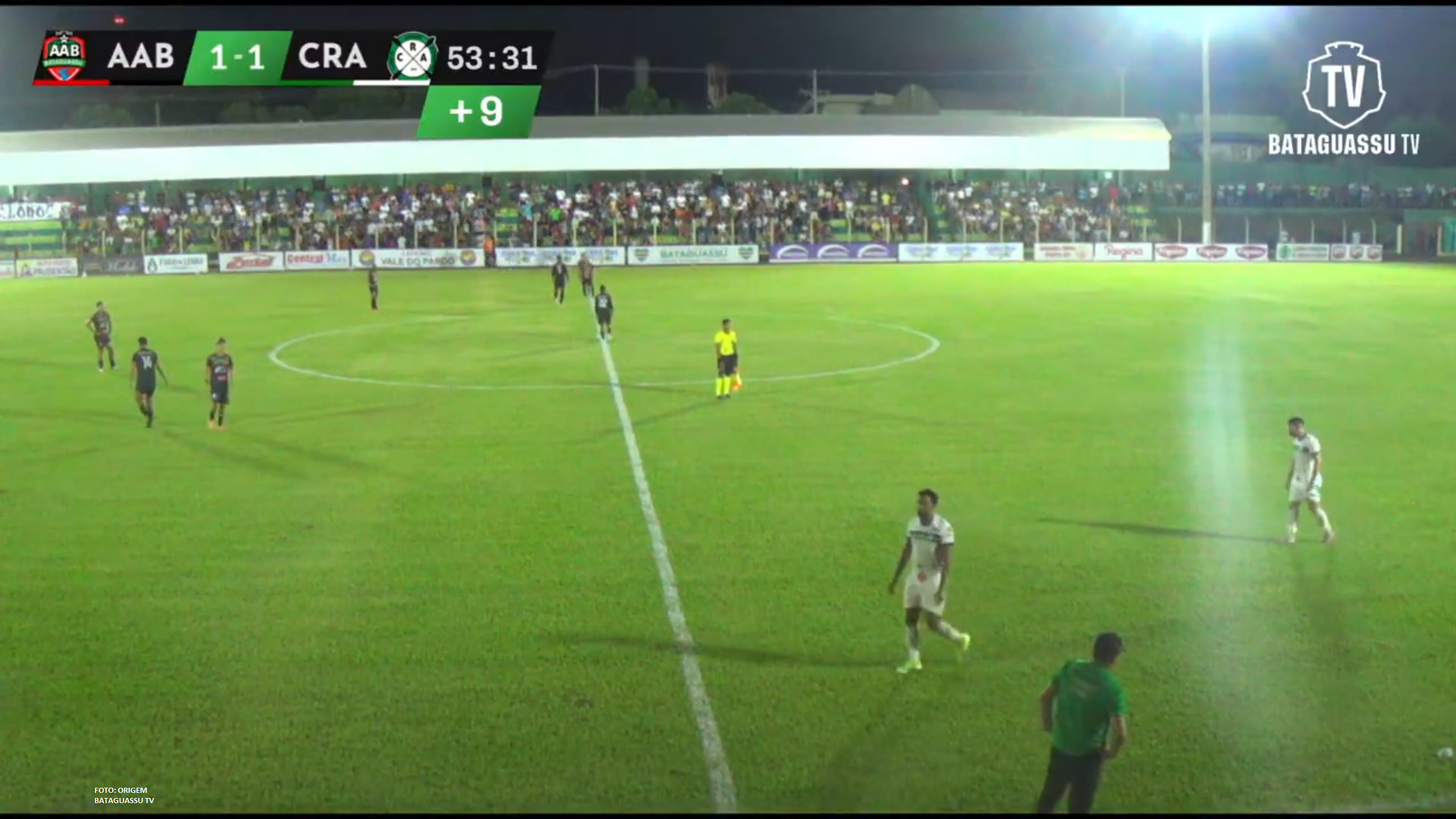 BATAGUASSU BUSCA REAÇÃO NO FIM E EMPATA COM CR AQUIADAUANA EM DULEO DE MUITA ENTREGA