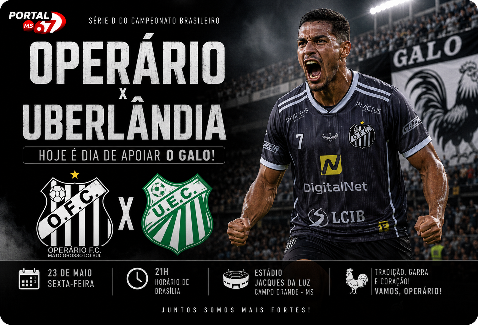 Operário-MS encara o Uberlândia em duelo importante pela Série D