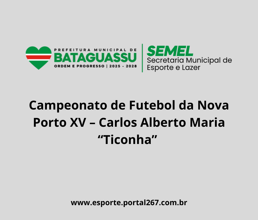 Regulamento do Campeonato de Futebol Municipal 2025