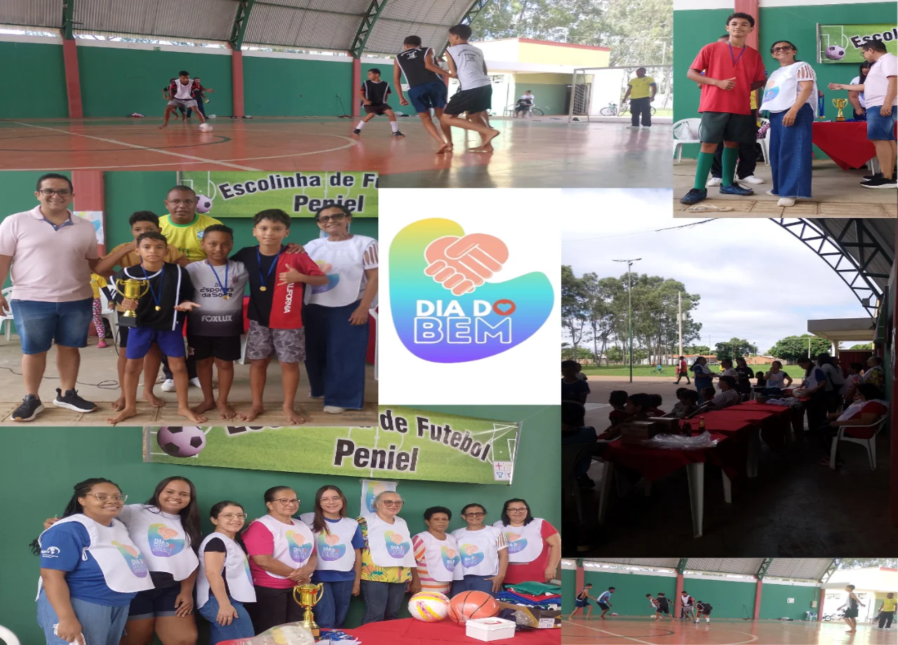 Escolinha de Futebol Peniel promove torneio e confraternização no Dia do Bem