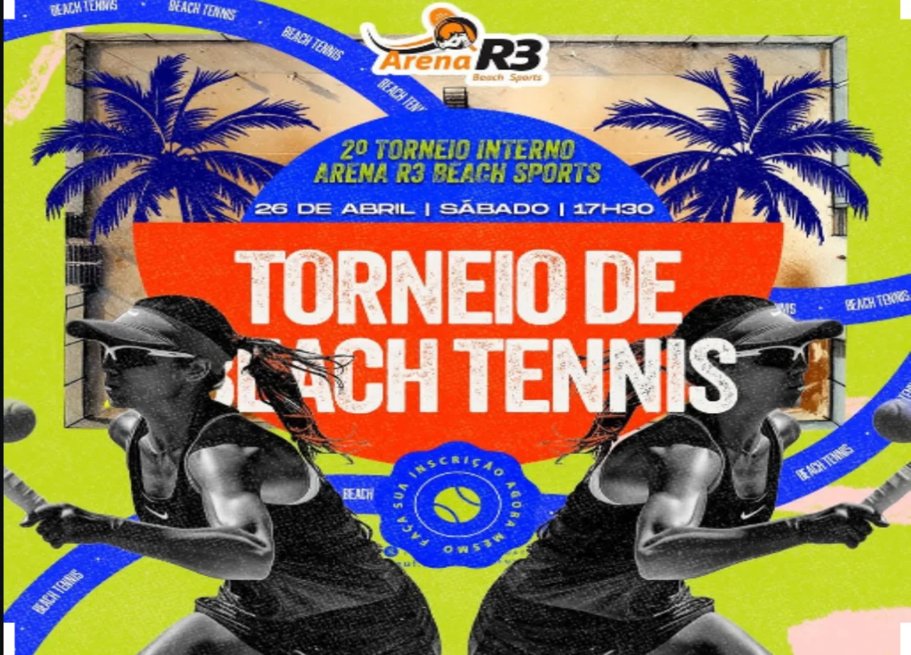 Vem Aí o 2º Torneio Interno de Beach Tennis